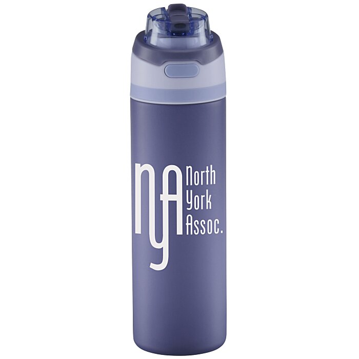 Custom Elvin Bottle with Flip Straw Lid - 28 oz