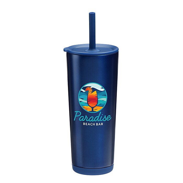 Custom Astrid Vacuum Tumbler with Straw - 24 oz