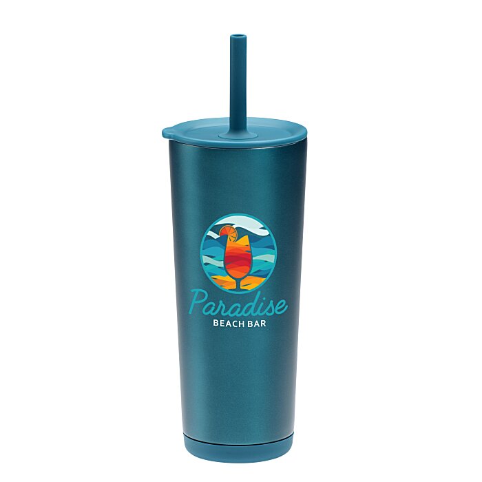 Custom Astrid Vacuum Tumbler with Straw - 24 oz