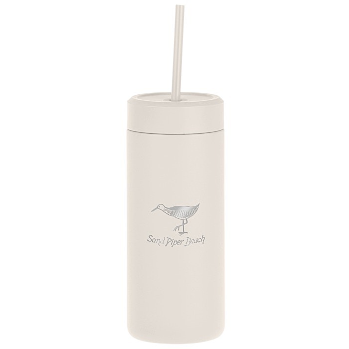 Custom Sol Tonal Tumbler with Straw - 20 oz - Laser Engraved