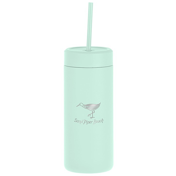 Custom Sol Tonal Tumbler with Straw - 20 oz - Laser Engraved