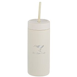 Custom Sol Tonal Tumbler with Straw - 20 oz - Laser Engraved