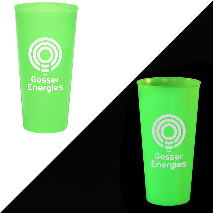 Custom Rave Nite Glow Tumbler - 26 oz.