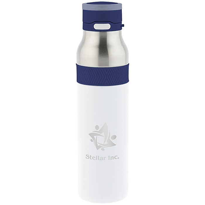 Custom h2go Jogger Vacuum Bottle - 21 oz - Laser Engraved