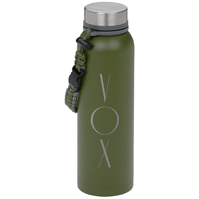 Custom h2go Pine Vacuum Bottle with Carrying Handle - 32 oz - Laser Engraved