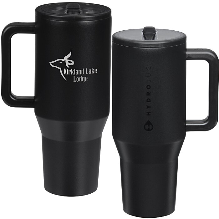 Custom HydroJug Traveler Vacuum Mug - 40 oz - Laser Engraved