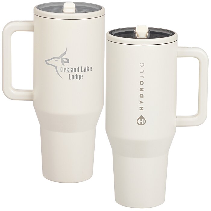 Custom HydroJug Traveler Vacuum Mug - 40 oz - Laser Engraved