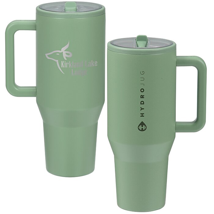 Custom HydroJug Traveler Vacuum Mug - 40 oz - Laser Engraved