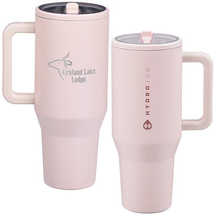Custom HydroJug Traveler Vacuum Mug - 40 oz - Laser Engraved