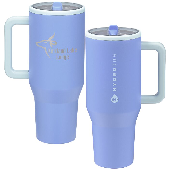Custom HydroJug Traveler Vacuum Mug - 40 oz - Laser Engraved