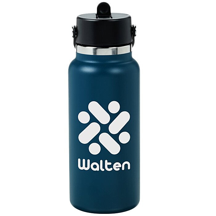 Custom Hydro Flask Wide Mouth with Flex Straw Cap - 32 oz