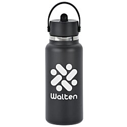 Custom Hydro Flask Wide Mouth with Flex Straw Cap - 32 oz