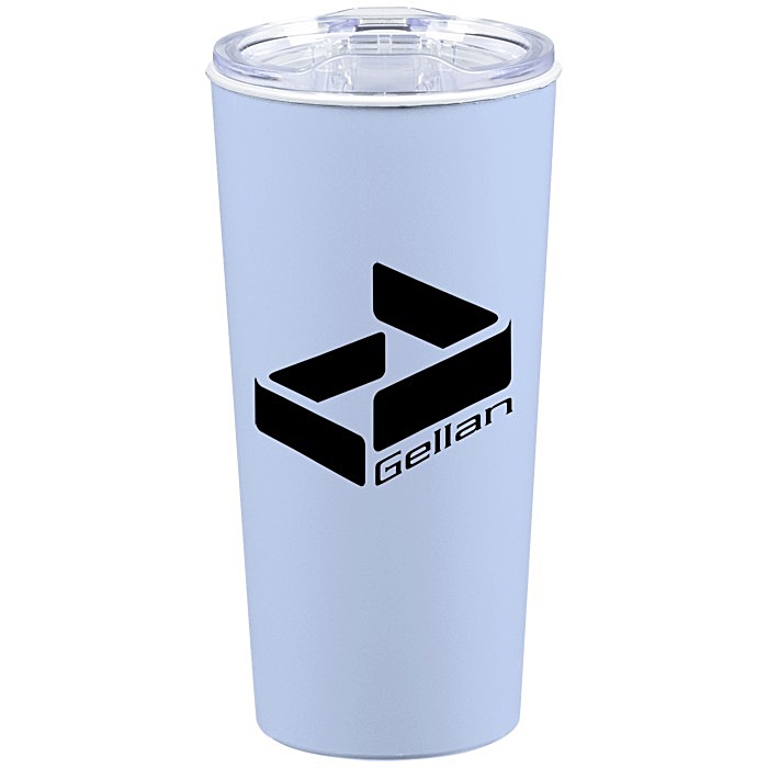 Custom Roadmaster Travel Tumbler - 18 oz - White Interior - Clear Lid