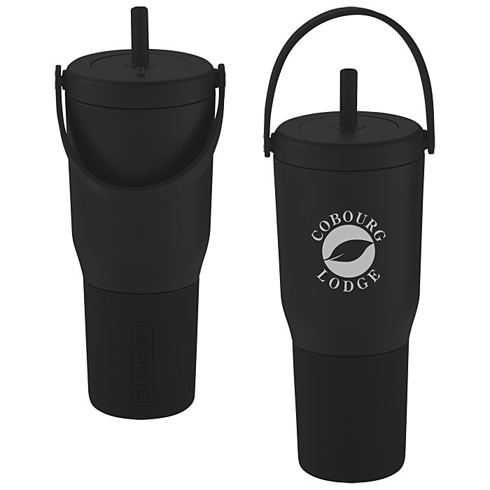 Custom BruMate Resa Vacuum Tumbler with Straw- 35 oz.- Laser Engraved
