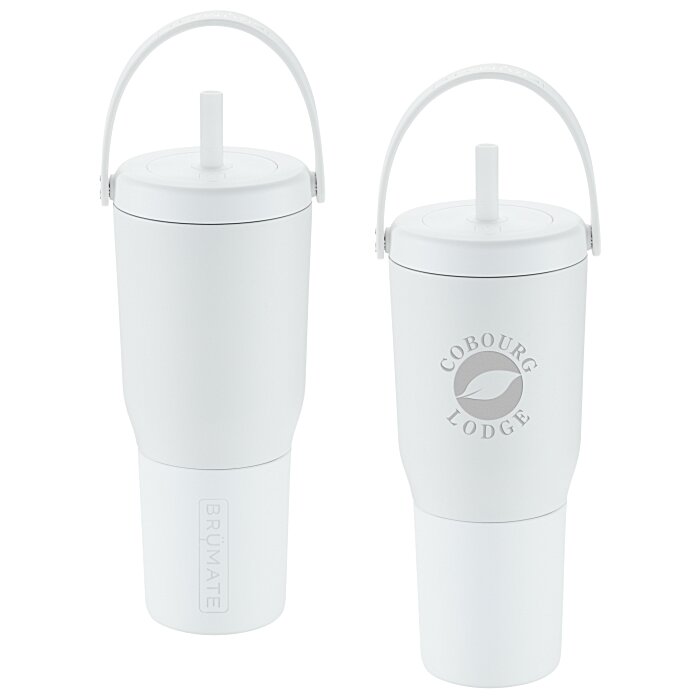 Custom BruMate Resa Vacuum Tumbler with Straw- 35 oz.- Laser Engraved