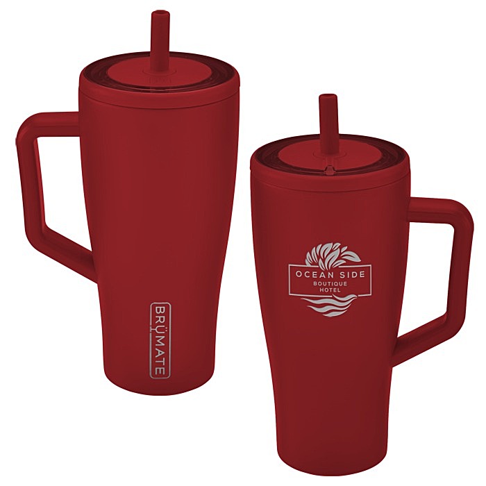 Custom BruMate Era Vacuum Tumbler with Straw - 30 oz.- Laser Engraved