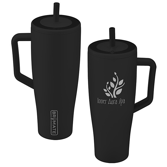 Custom BruMate Era Vacuum Tumbler with Straw - 40 oz.- Laser Engraved