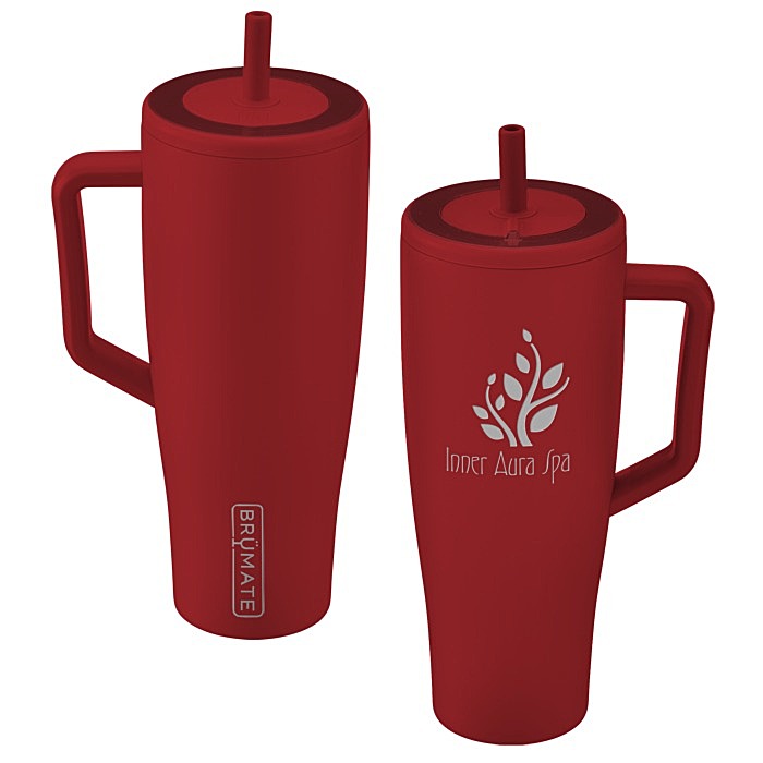 Custom BruMate Era Vacuum Tumbler with Straw - 40 oz.- Laser Engraved