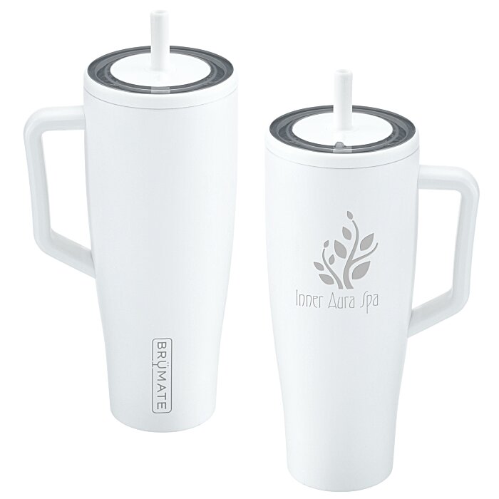 Custom BruMate Era Vacuum Tumbler with Straw - 40 oz.- Laser Engraved