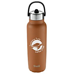 Custom S'well Explorer Vacuum Bottle with Flip Straw Lid - 40 oz