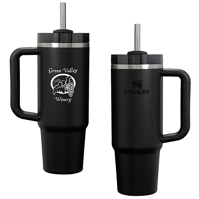 Custom Stanley Quencher H2.0 FlowState Vacuum Mug with Straw - 30 oz