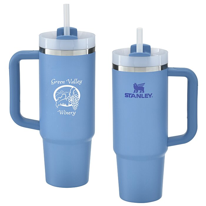 Custom Stanley Quencher H2.0 FlowState Vacuum Mug with Straw - 30 oz