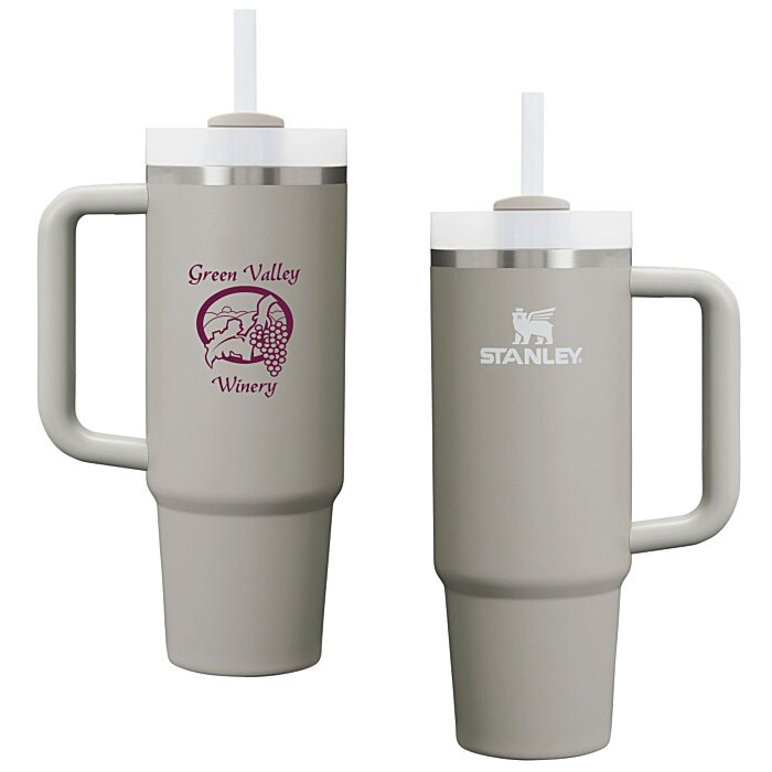 Custom Stanley Quencher H2.0 FlowState Vacuum Mug with Straw - 30 oz