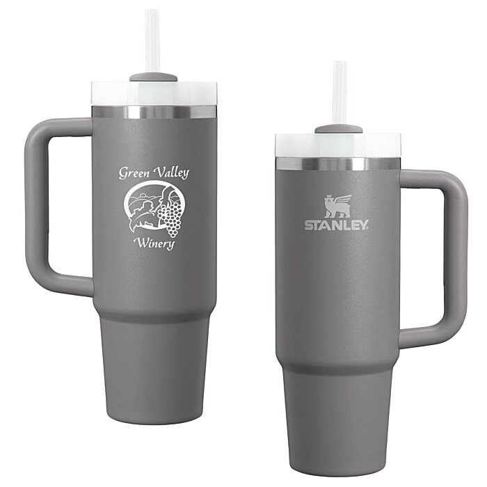 Custom Stanley Quencher H2.0 FlowState Vacuum Mug with Straw - 30 oz