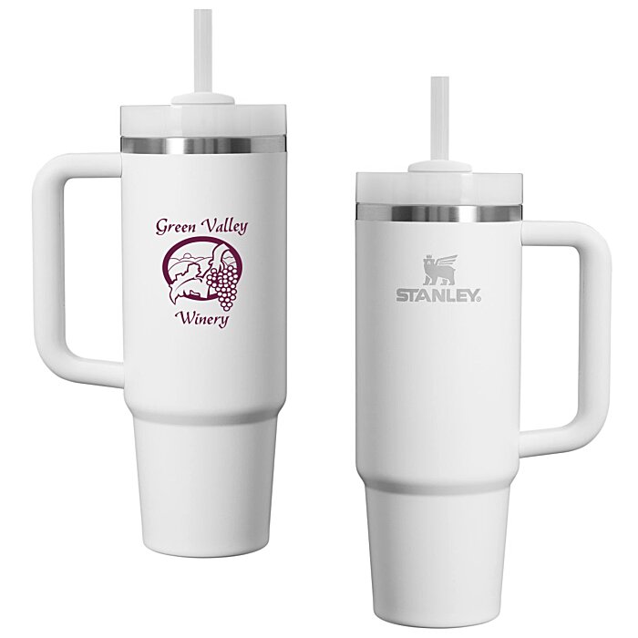 Custom Stanley Quencher H2.0 FlowState Vacuum Mug with Straw - 30 oz