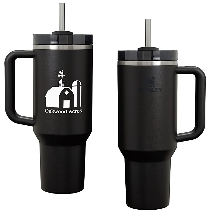 Custom Stanley Quencher H2.0 FlowState Vacuum Mug with Straw - 40 oz