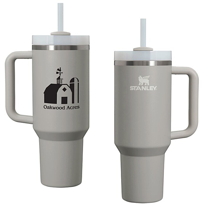 Custom Stanley Quencher H2.0 FlowState Vacuum Mug with Straw - 40 oz
