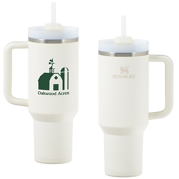 Custom Stanley Quencher H2.0 FlowState Vacuum Mug with Straw - 40 oz