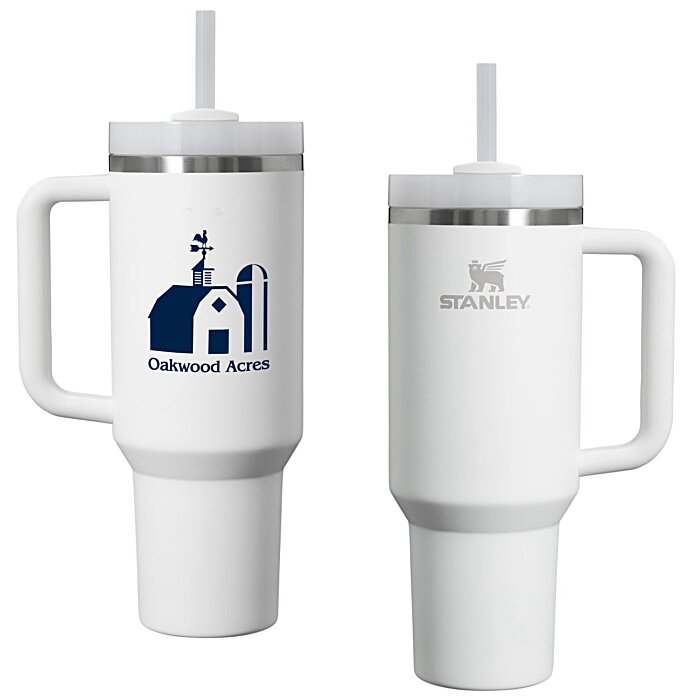 Custom Stanley Quencher H2.0 FlowState Vacuum Mug with Straw - 40 oz