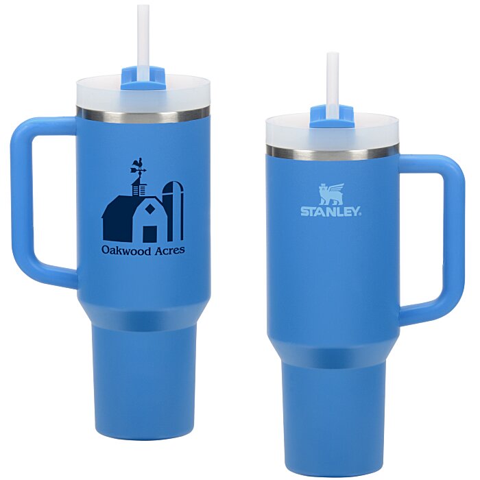 Custom Stanley Quencher H2.0 FlowState Vacuum Mug with Straw - 40 oz