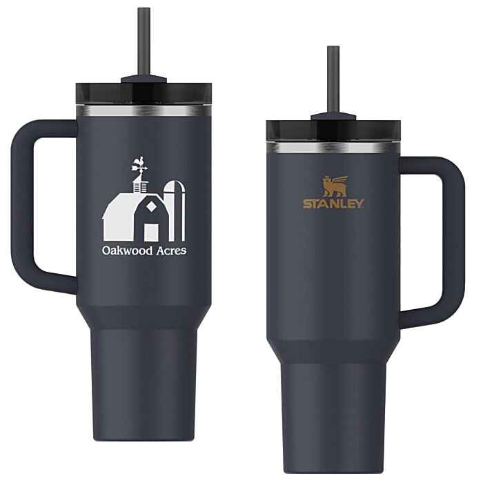 Custom Stanley Quencher H2.0 FlowState Vacuum Mug with Straw - 40 oz