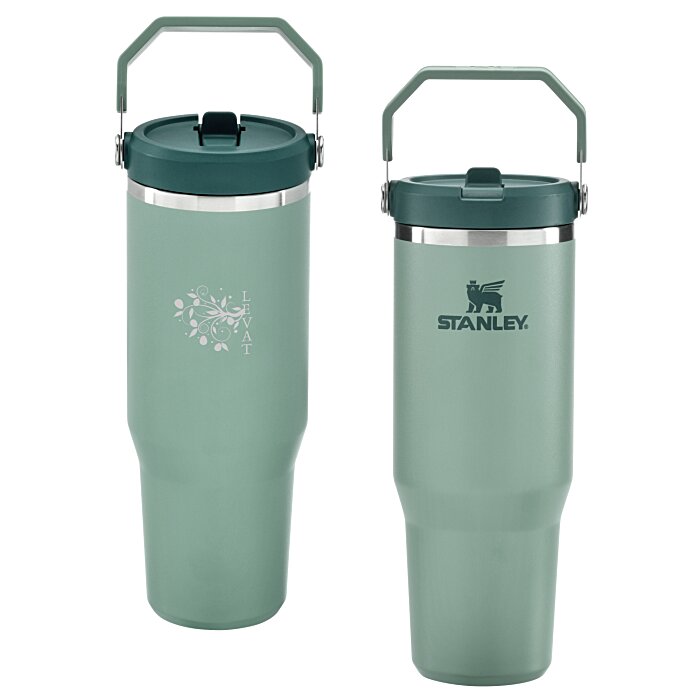 Custom Stanley IceFlow Flip Straw Tumbler - 30 oz - Laser Engraved