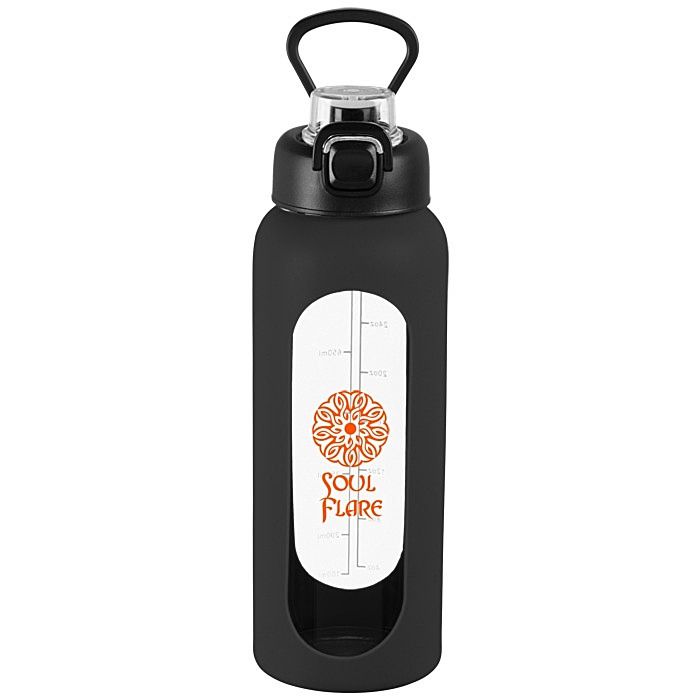 Custom Glacia Glass Water Bottle - 32 ounces