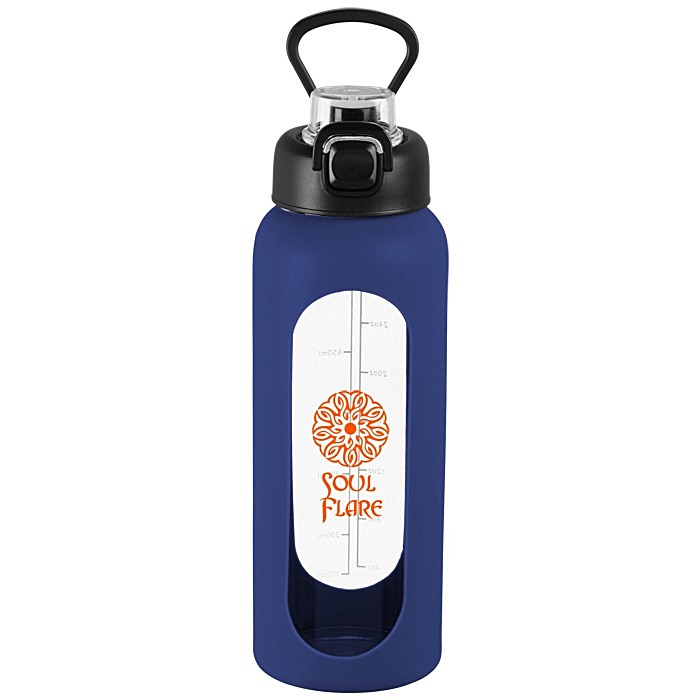 Custom Glacia Glass Water Bottle - 32 ounces