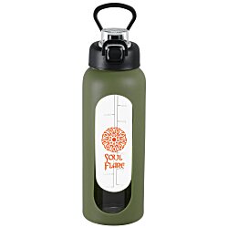 Custom Glacia Glass Water Bottle - 32 ounces
