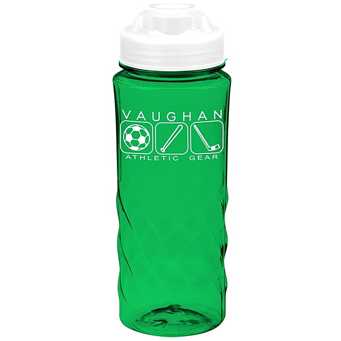Custom Refresh Captivate Water Bottle with Flip Lid - 20 oz