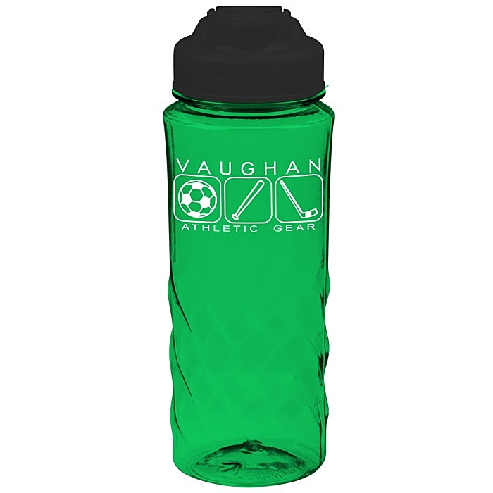 Custom Refresh Captivate Water Bottle with Flip Lid - 20 oz