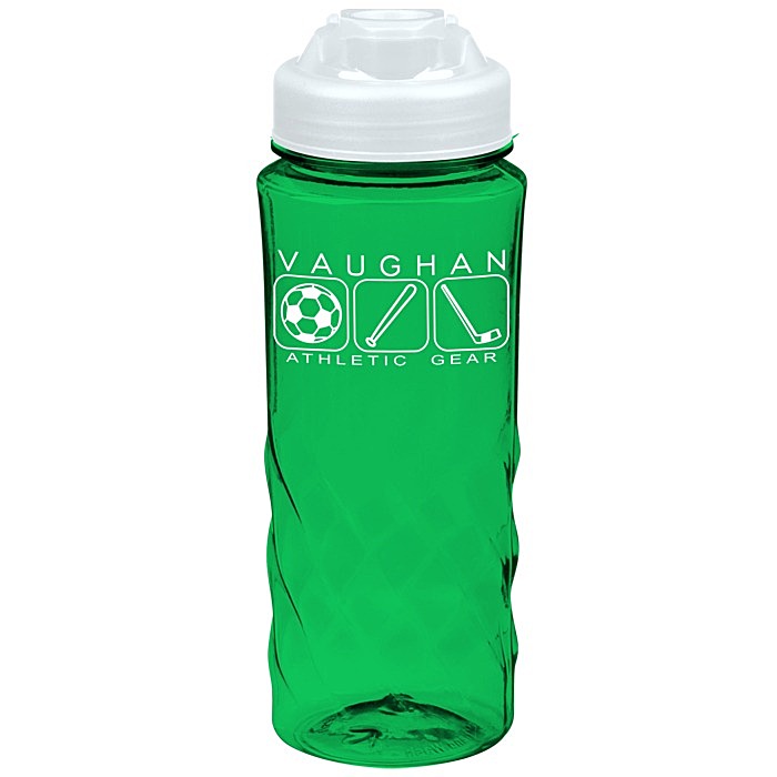 Custom Refresh Captivate Water Bottle with Flip Lid - 20 oz