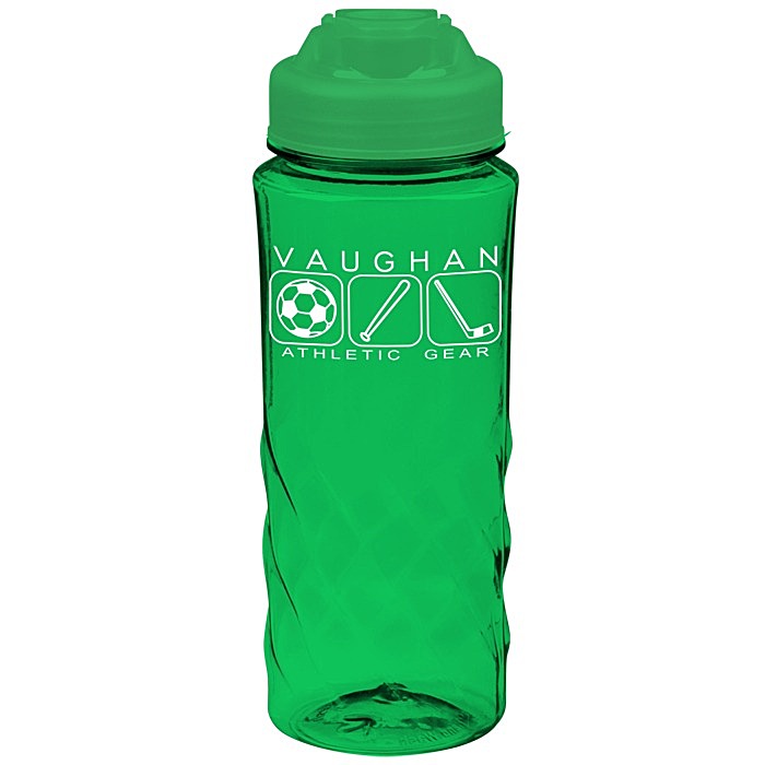 Custom Refresh Captivate Water Bottle with Flip Lid - 20 oz