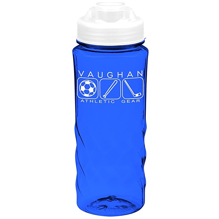 Custom Refresh Captivate Water Bottle with Flip Lid - 20 oz