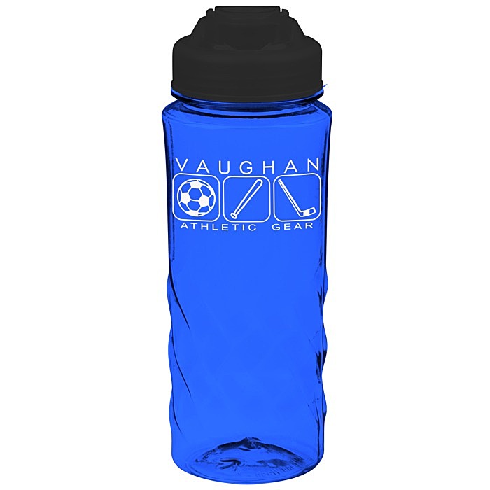 Custom Refresh Captivate Water Bottle with Flip Lid - 20 oz