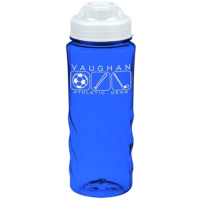 Custom Refresh Captivate Water Bottle with Flip Lid - 20 oz