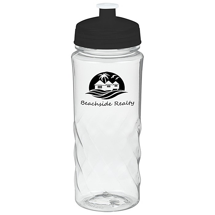 Custom Refresh Captivate Water Bottle - 20 ounces - Clear