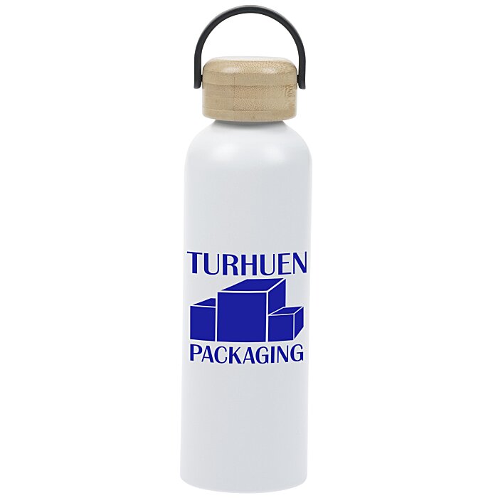 Custom Greenstone Aluminum Bottle - 24 oz - 24 hr