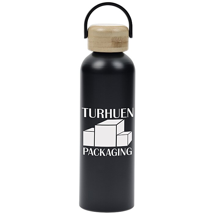 Custom Greenstone Aluminum Bottle - 24 oz - 24 hr