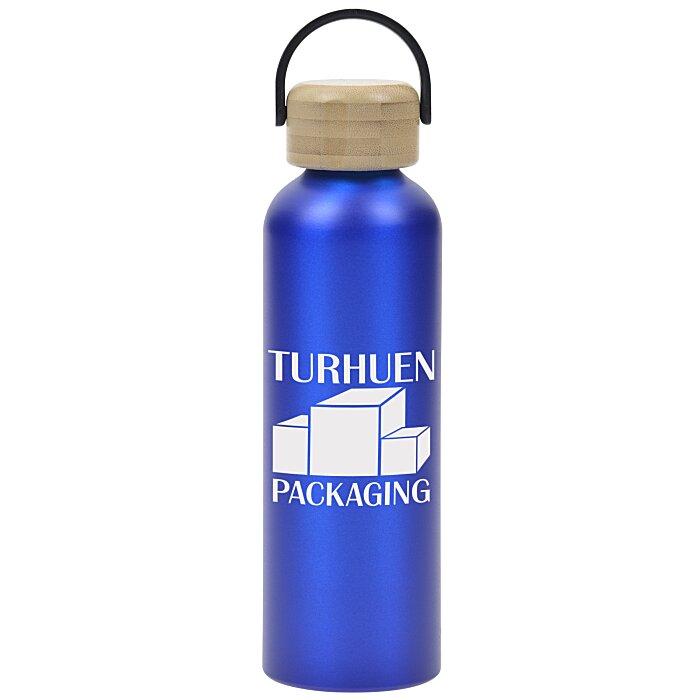 Custom Greenstone Aluminum Bottle - 24 oz - 24 hr